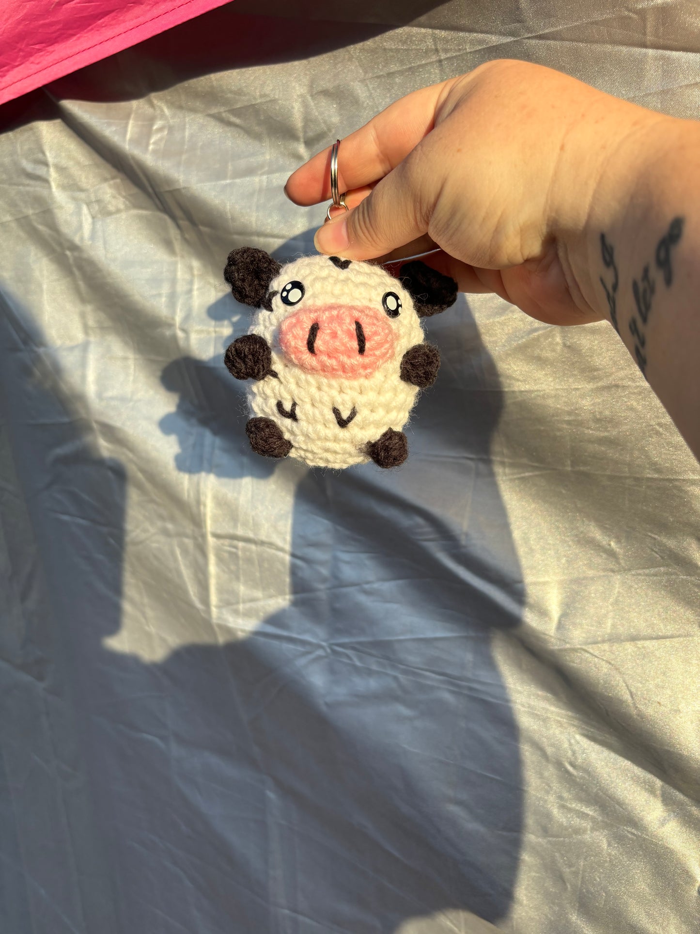 Cow Keychain