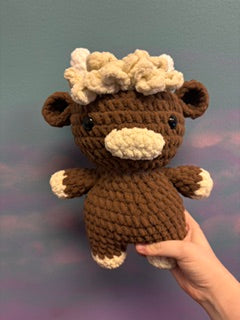 Highland Cow Crocheted Handmade plush