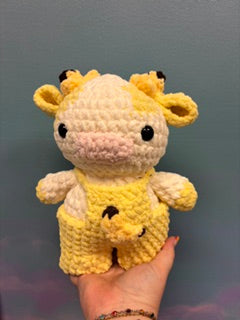 Banana Cow Crocheted Handmade plush