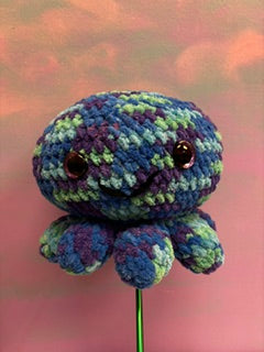 Crocheted Olivia the Octo-Mom